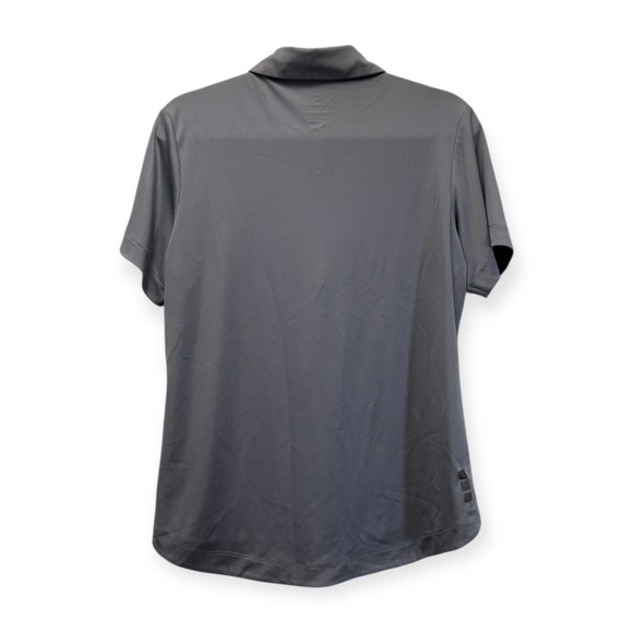Women's Gray Polo Shirt - Picture 3 of 4